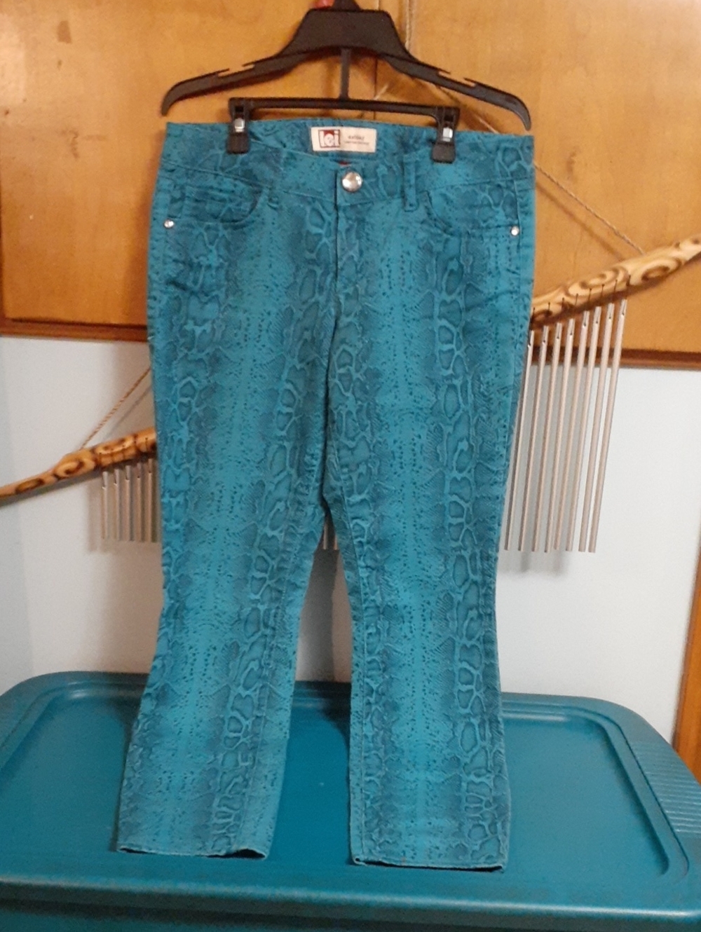Lei  low rise Snake-Print Women's Jeans size 8